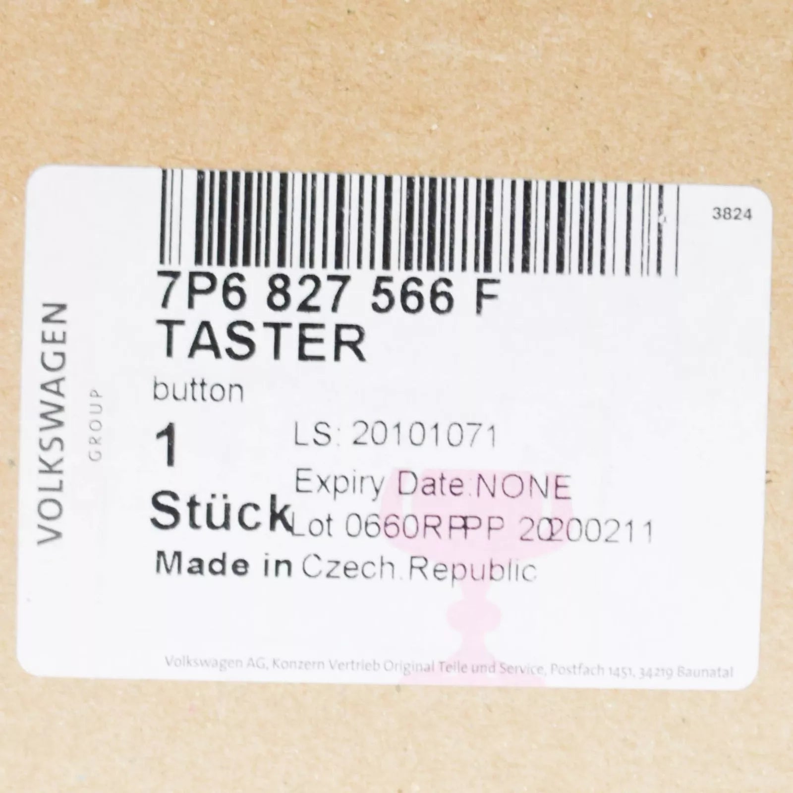 NEW AUDI A6 C7 REAR TAILGATE BOOT LID REAR VIEW CAMERA 7P6827566F ORIGINAL