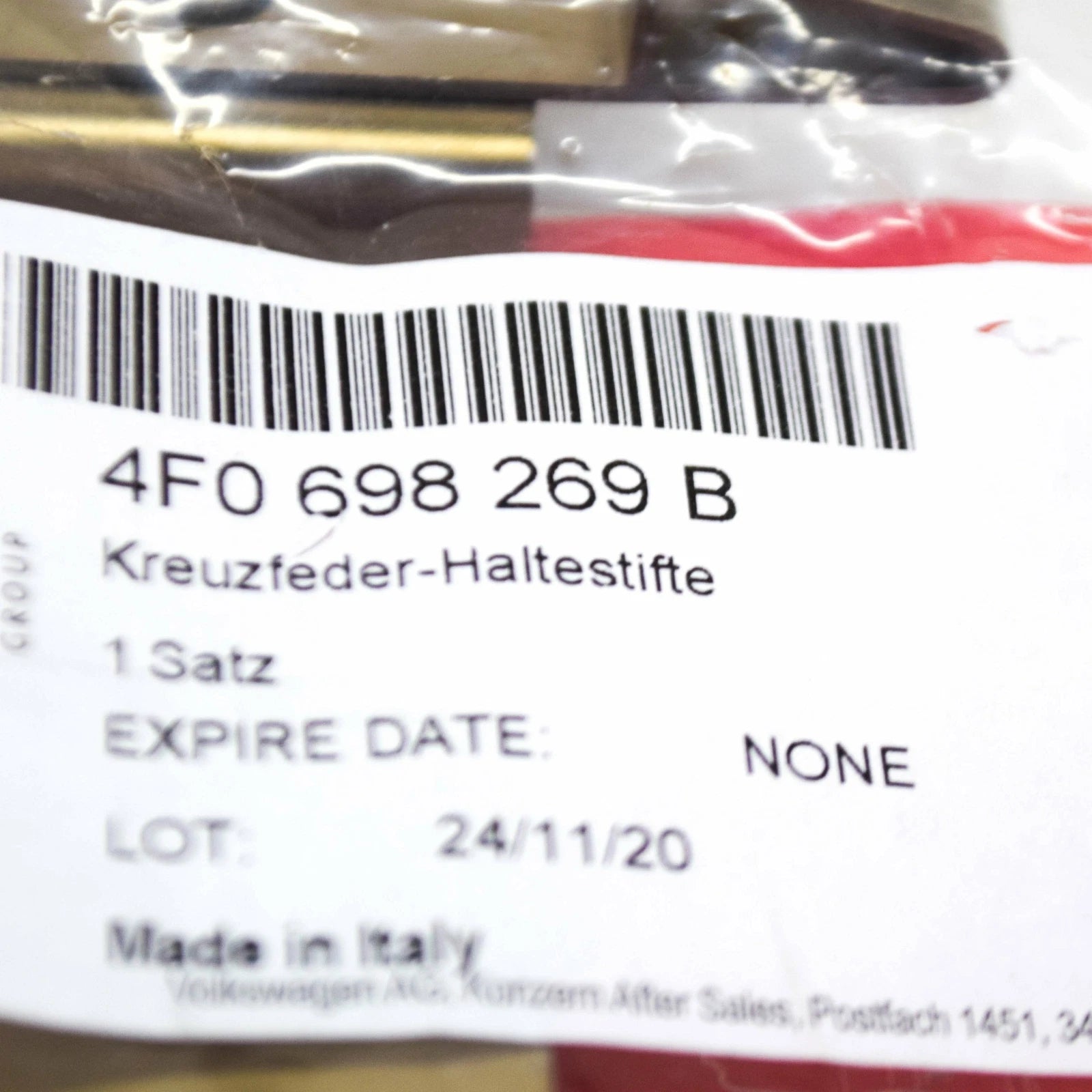 NEW AUDI RS7 SPORTBACK 4G8 FRONT BRAKE CALIPER FITTING SET 4F0698269B