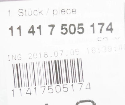 NEW BMW 5 E60 OIL PIPE 11417505174 7505174 545I ORIGINAL