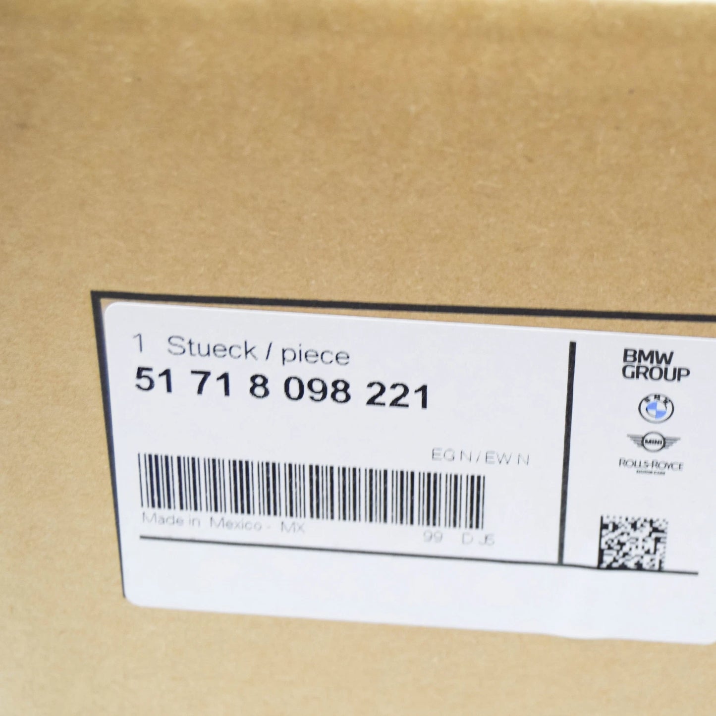 NEW BMW 2 COUPE G42 FRONT LEFT WHEEL HOUSING BOTTOM COVER 51718098221 ORIGINAL