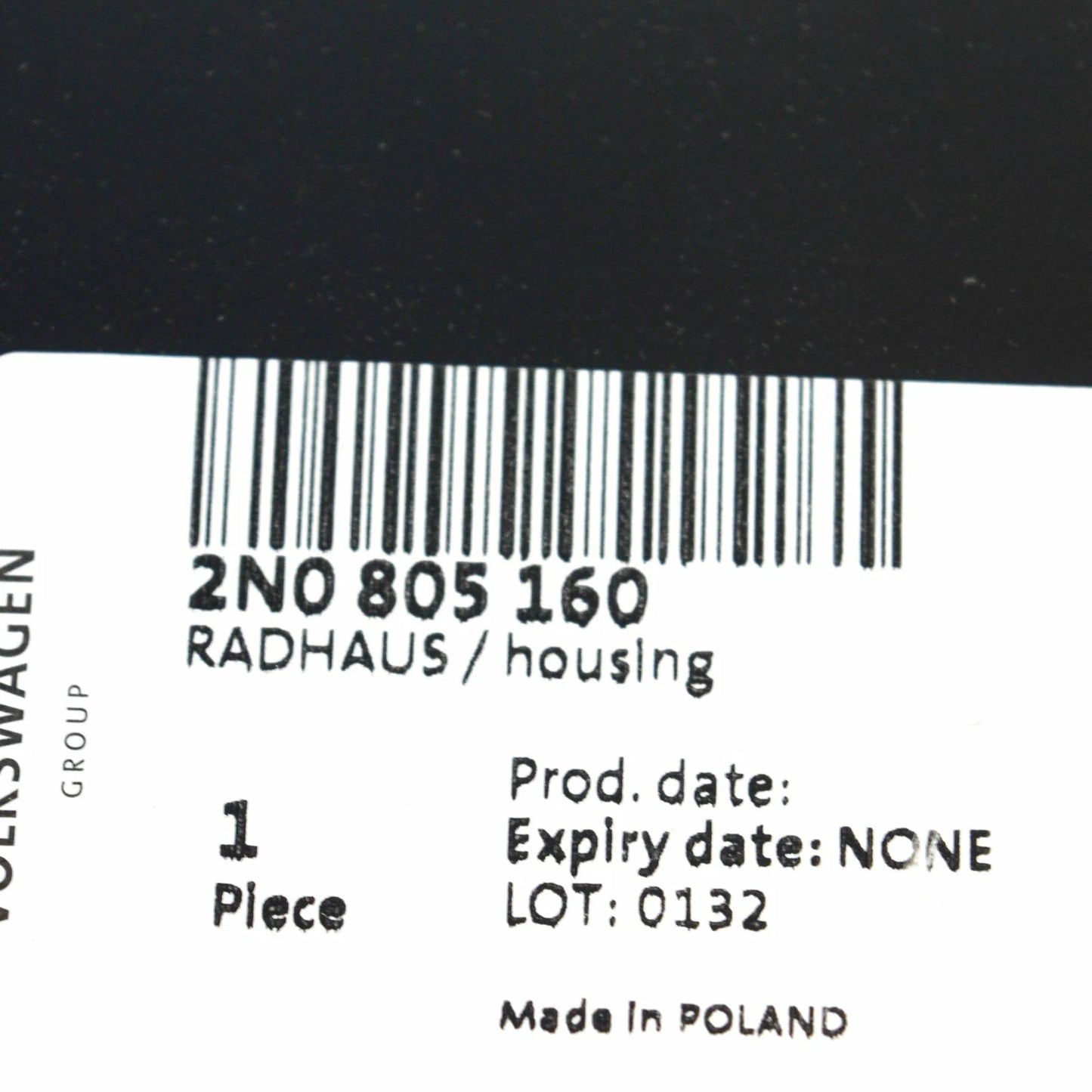 NEW VOLKSWAGEN CRAFTER SZ FRONT RIGHT WHEEL HOUSING FRONT PART 2N0805160