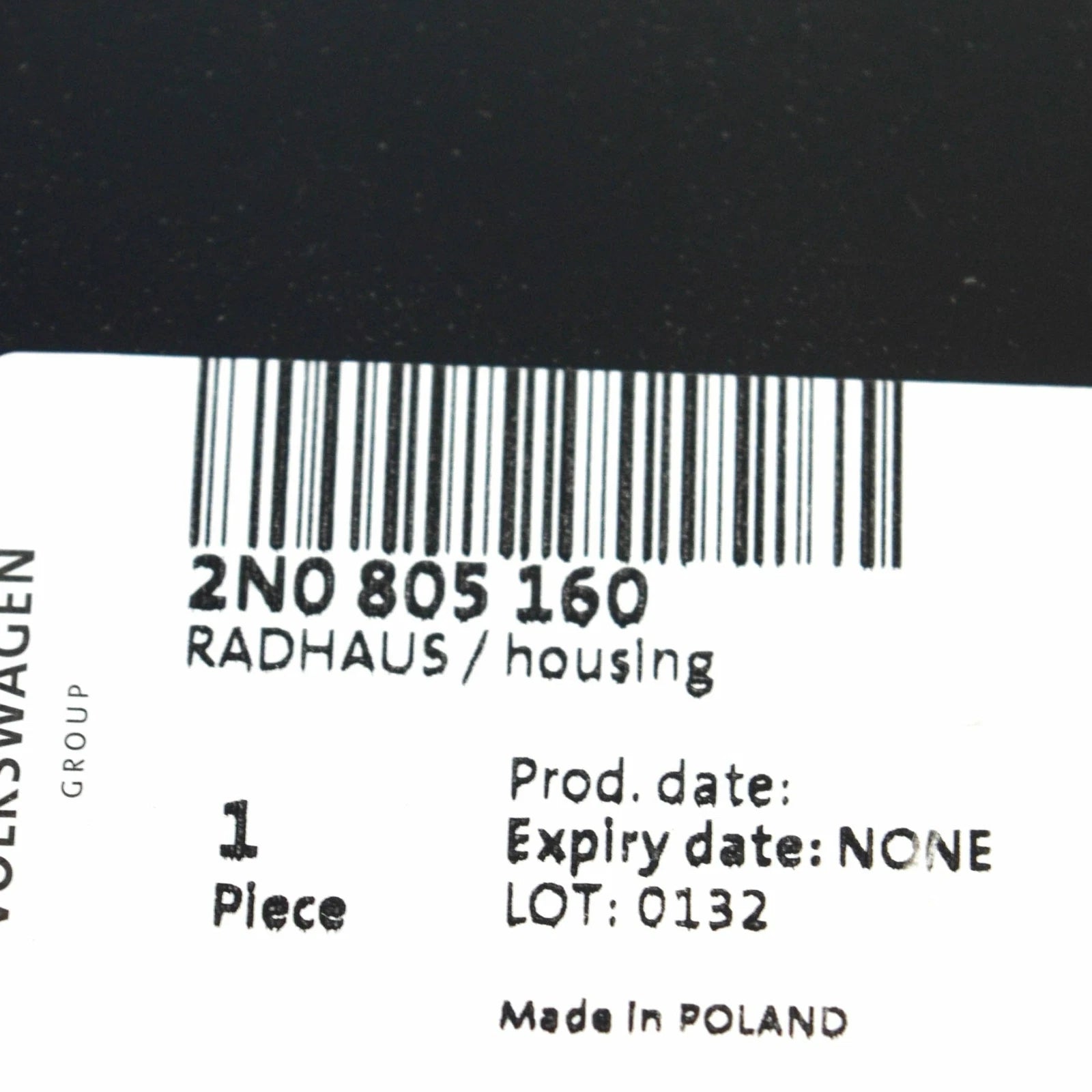 NEW VOLKSWAGEN CRAFTER SZ FRONT RIGHT WHEEL HOUSING FRONT PART 2N0805160