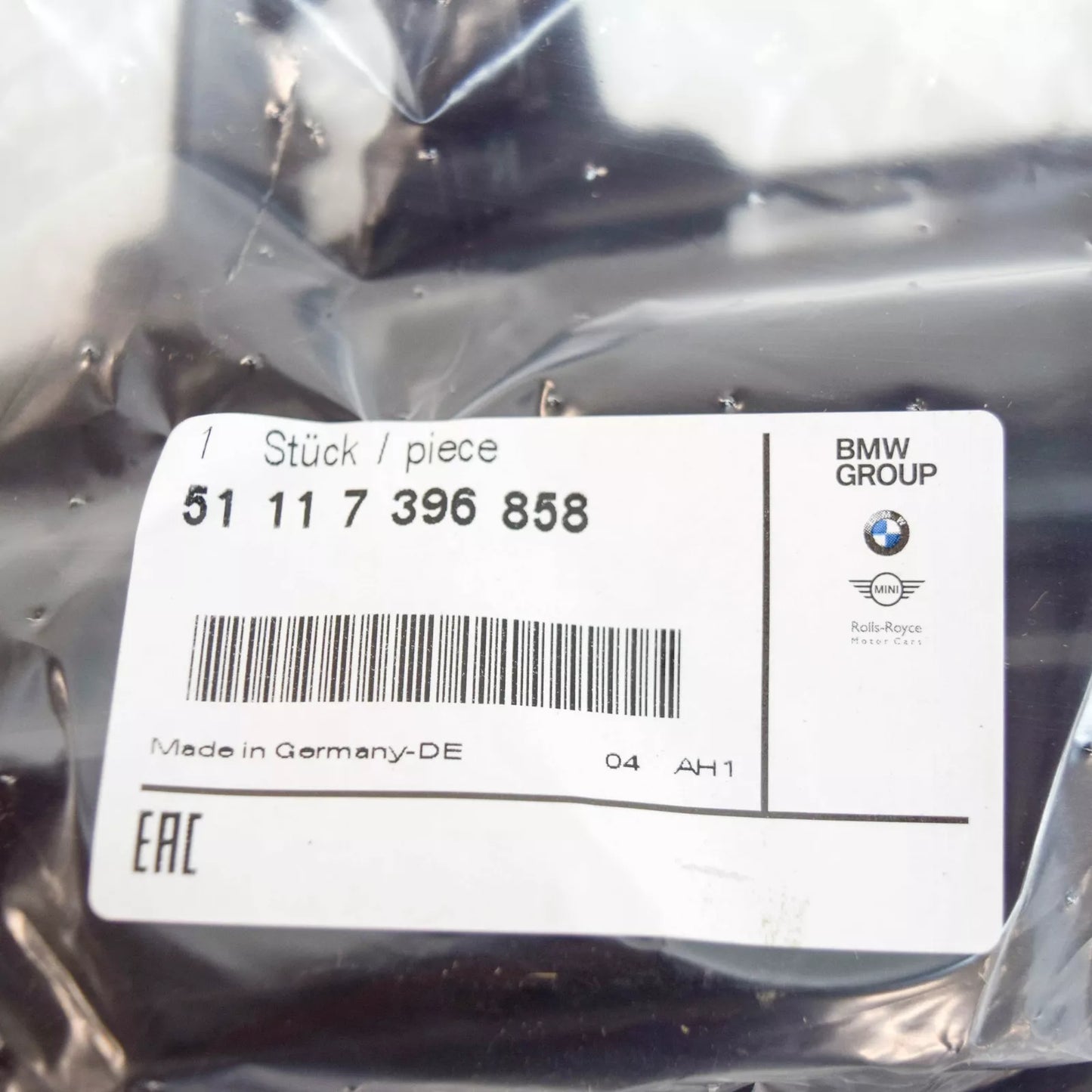 NEW BMW 3 F30 FRONT RIGHT FOG LIGHT GRILLE 51117396858 7396858 2016 ORIGINAL