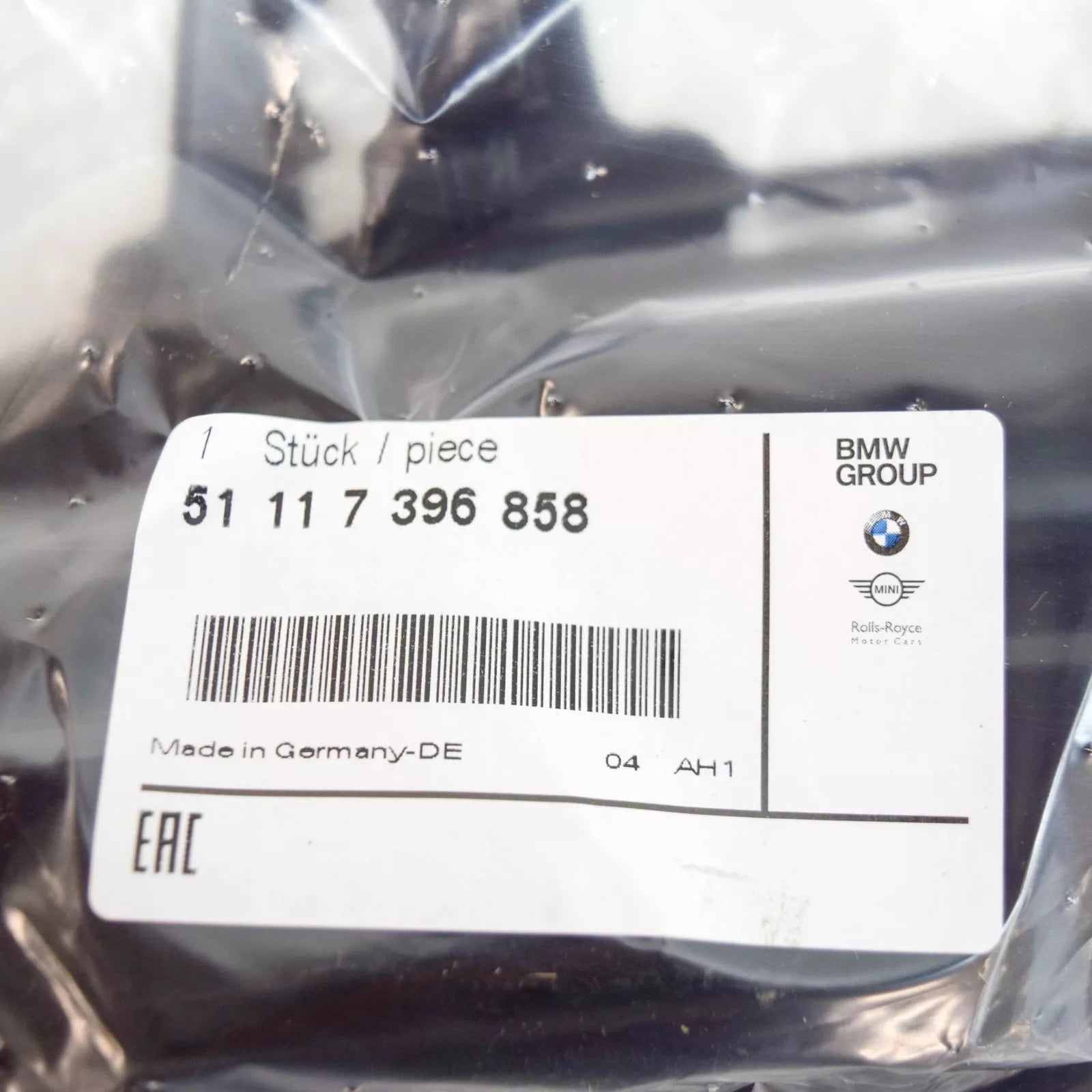 NEW BMW 3 F30 FRONT RIGHT FOG LIGHT GRILLE 51117396858 7396858 2016 ORIGINAL