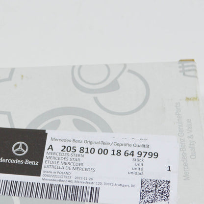 NEW MERCEDES-BENZ C C205 TRUNK LID MERCEDES STAR A20581000189799 ORIGINAL