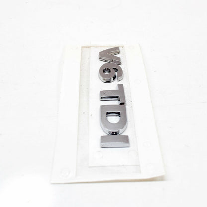 NEW VOLKSWAGEN PHAETON 3D REAR CHROME V6 TDI INSCRIPTION 3D0853675AT739 ORIGINAL