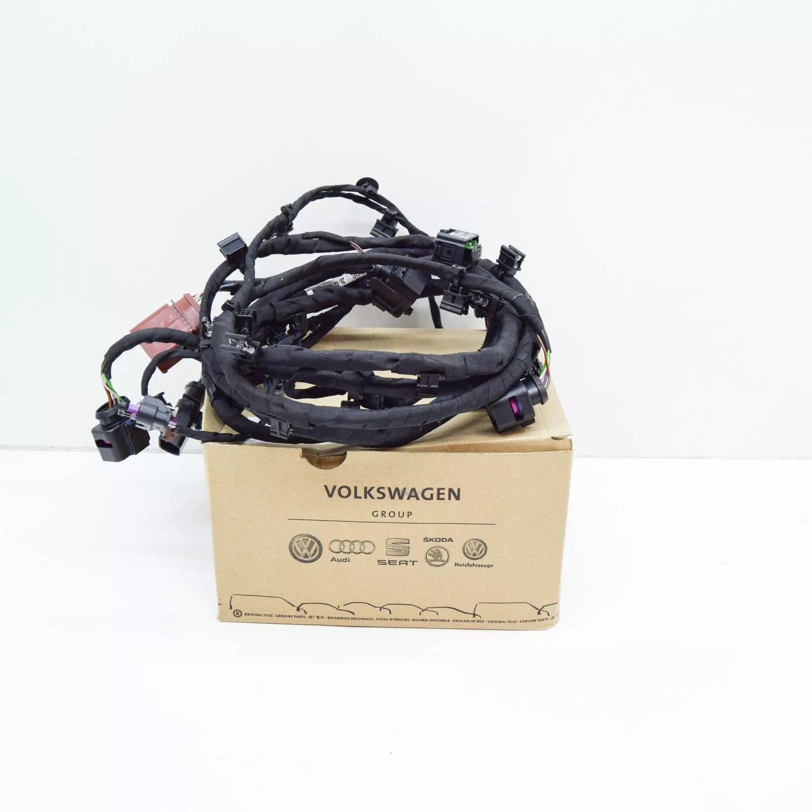NEW AUDI Q7 4M FRONT BUMPER PDC PARKING AID WIRING HARNESS 4M0971095NB ORIGINAL