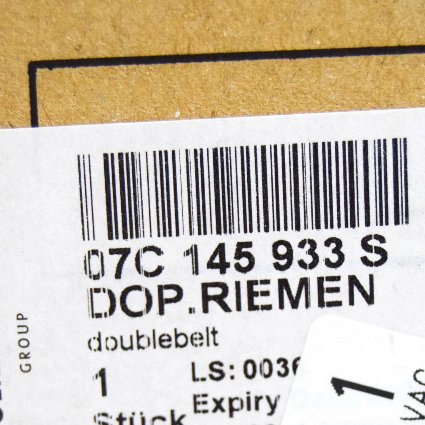 NEW AUDI A8 D3 DOUBLE POLY SERPENTINE V-BELT 07C145933S