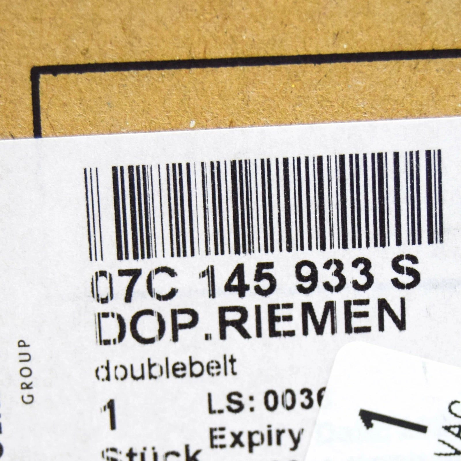 NEW AUDI A8 D3 DOUBLE POLY SERPENTINE V-BELT 07C145933S