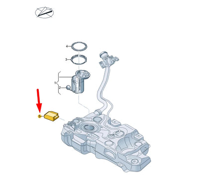 NEW VOLKSWAGEN AMAROK FUEL PUMP CONTROL UNIT 5N0906093C ORIGINAL