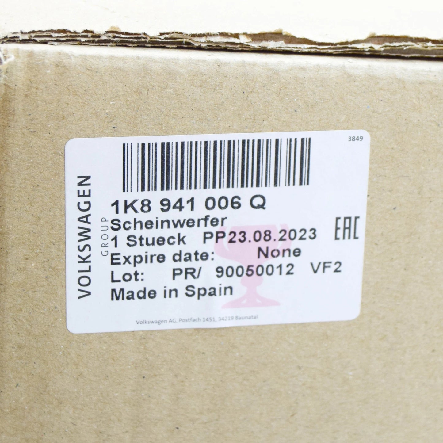 NEW VW SCIROCCO MK3 FRONT RIGHT HEADLIGHT LHD 1K8941006Q ORIGINAL