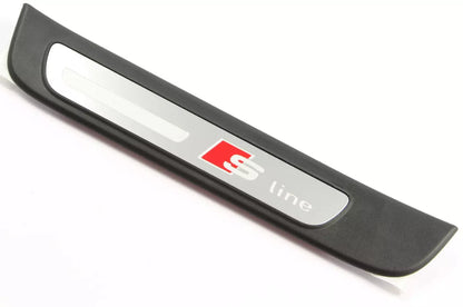 NEW AUDI A4 B8 REAR LEFT DOOR SILL TRIM STRIP S-LINE 8K0853375B01C ORIGINAL