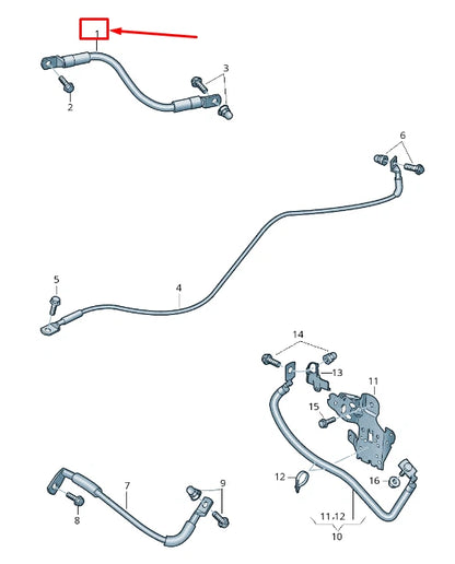 NEW AUDI A8 4N ELECTRIC DRIVE EARTH LINE 4N0971537