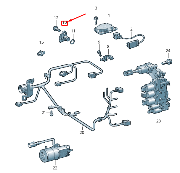 new volkswagen crafter 2f mk1 speed sensor 0b8927321 original