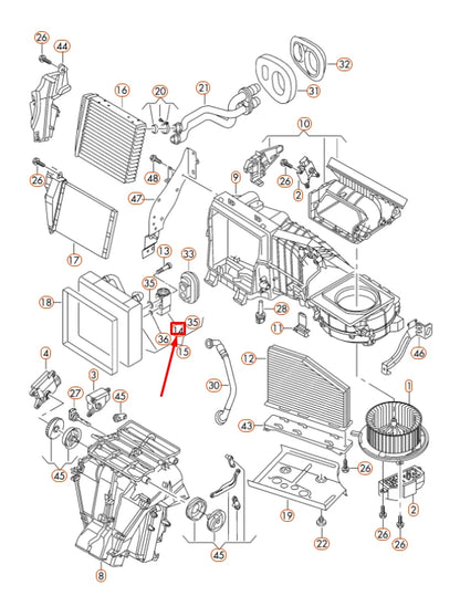 NEW AUDI Q3 8U AIR CONDITIONER EXPANSION VALVE 8U0820679 ORIGINAL