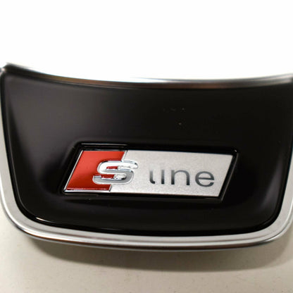 NEW AUDI A1 SPORTBACK 8X S-LINE SPORT STEERING WHEEL EMBLEM LOGO 4H0419673AINZ