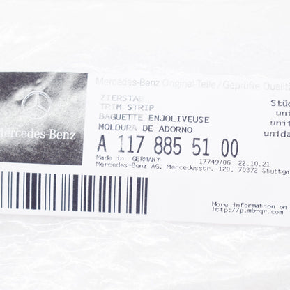 NEW MERCEDES-BENZ CLA C117 FRONT BUMPER RIGHT SIDE TRIM A1178855100 ORIGINAL