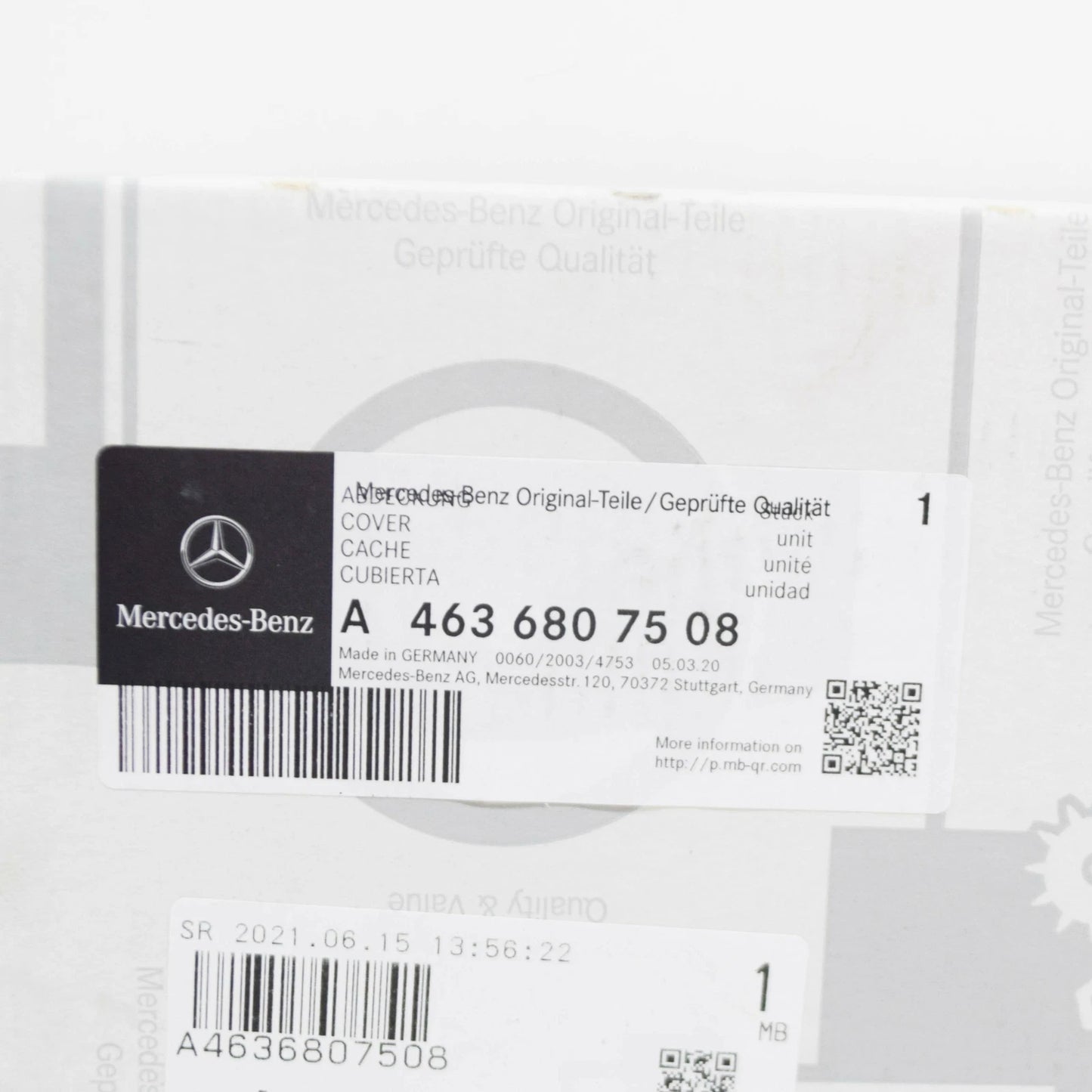 NEW MB G W463 INSTRUMENT PANEL TOP SPEAKER GRILLE COVER LHD A4636807508