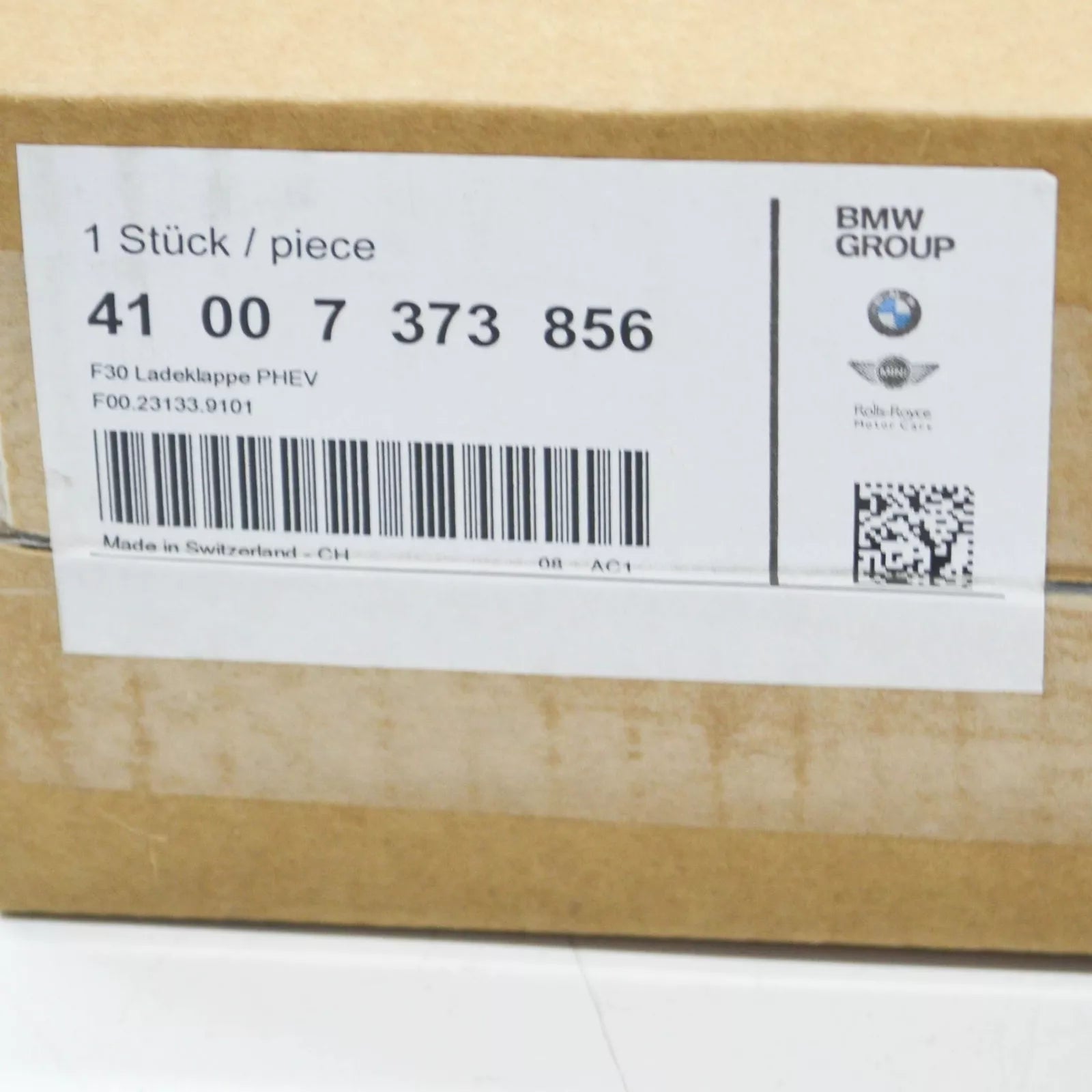 NEW BMW 3 F30 HYBRID DOOR CHARGING PORT DOOR FLAP COVER 41007373856 ORIGINAL