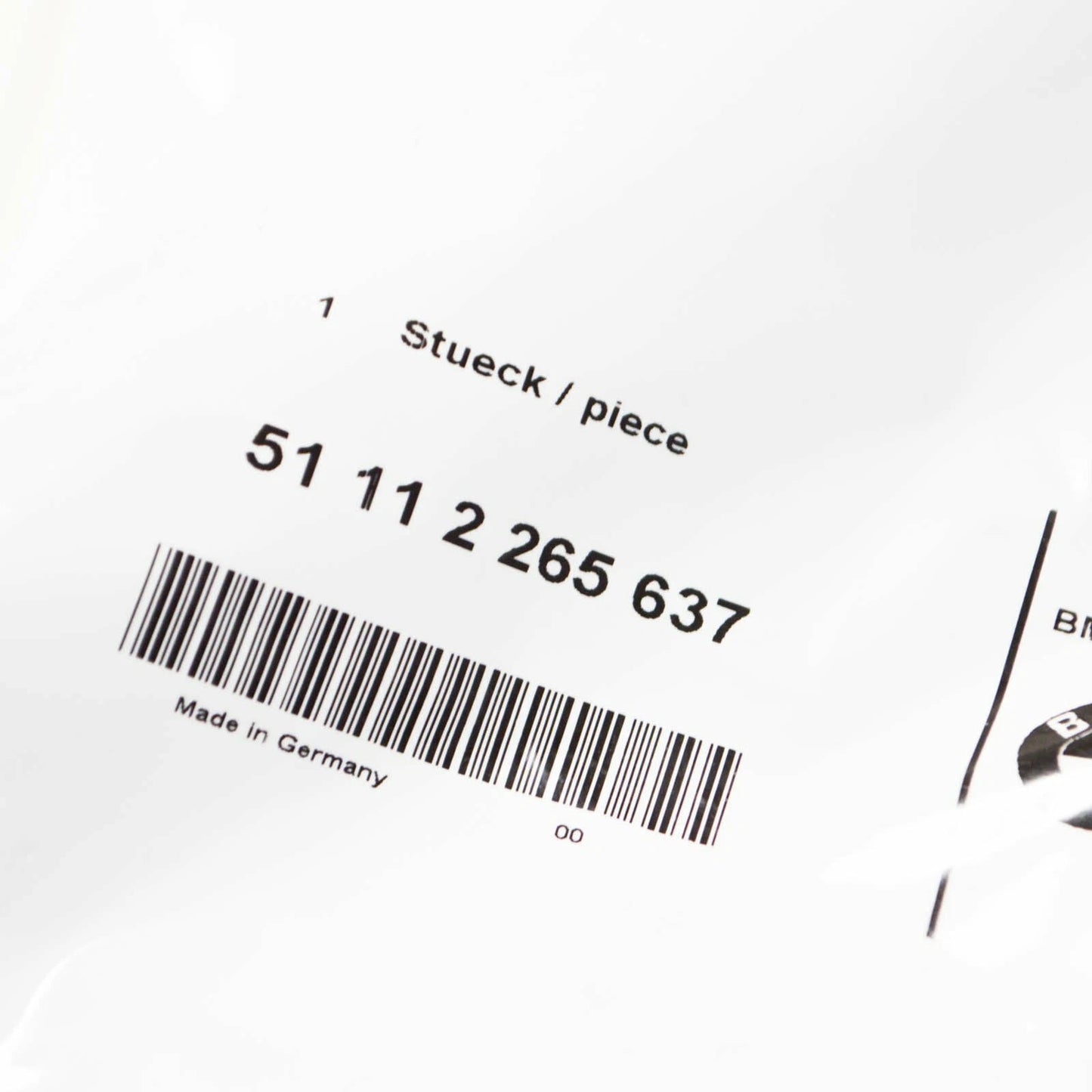 NEW BMW 3 E36 FRONT BUMPER LEFT M TECHNIC IMPACT STRIP 51112265637