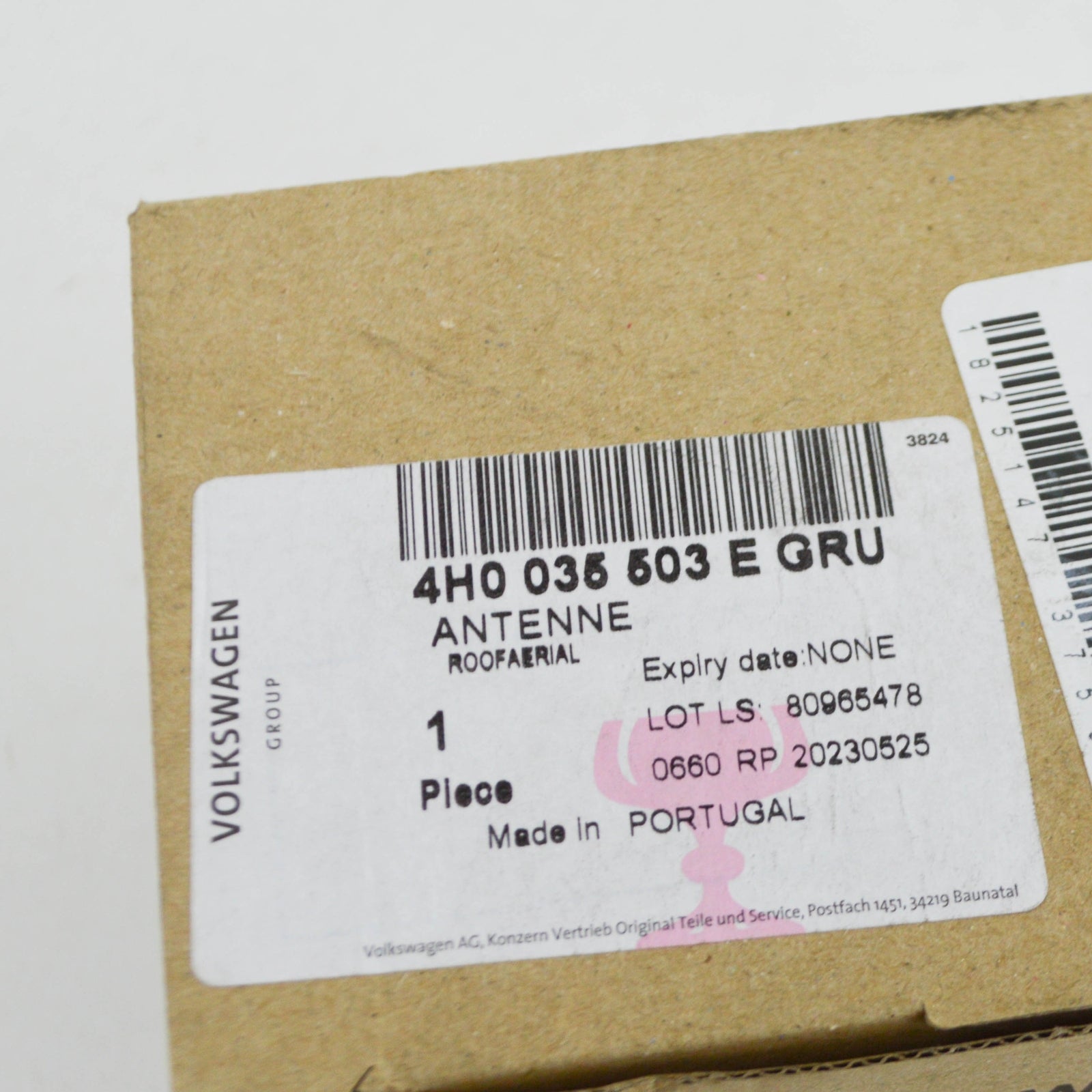 NEW AUDI A8 4H ROOF COMBINATION ANTENNA 4H0035503E GRU 4H0035503EGRU ORIGINAL