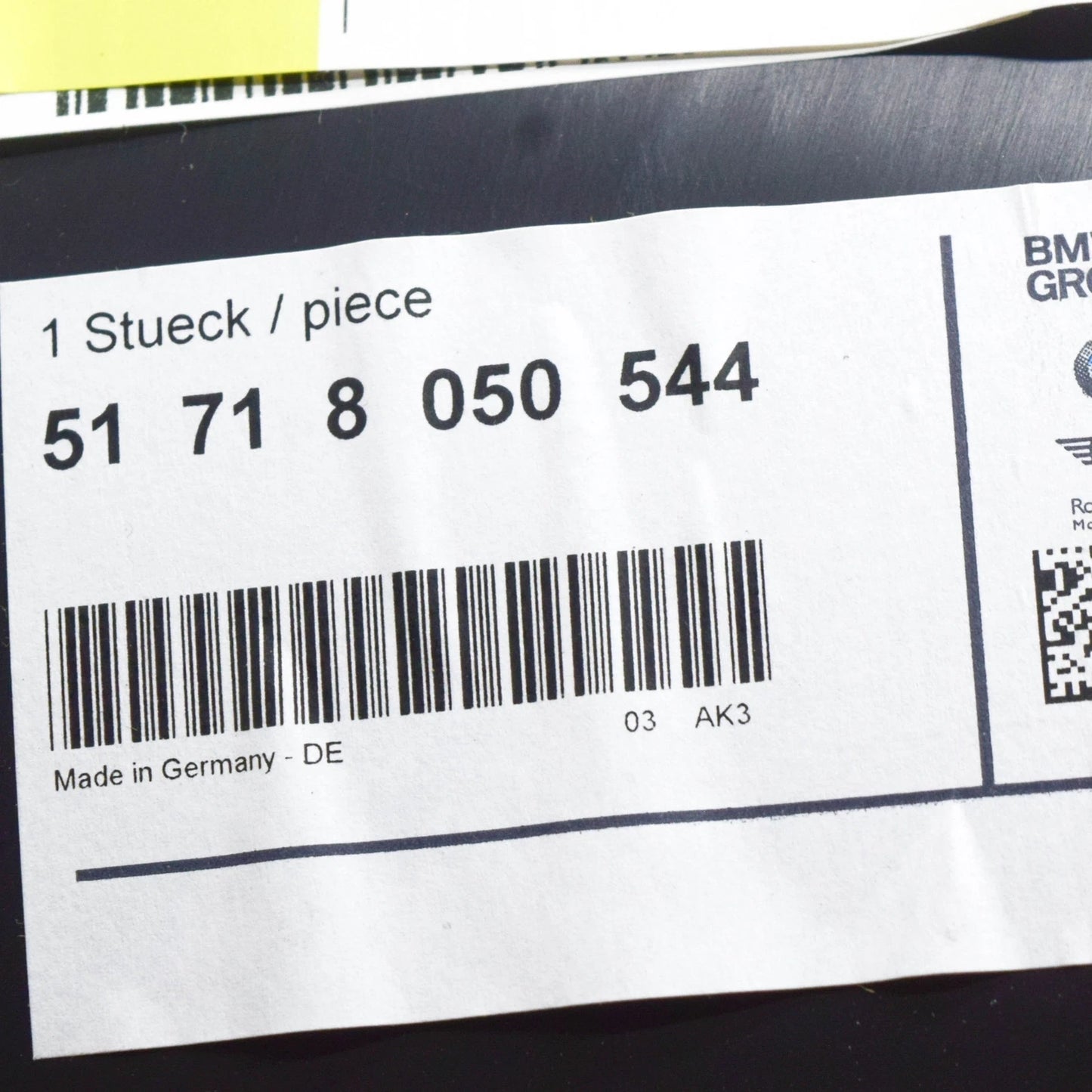 NEW BMW M6 F13 FRONT RIGHT WHEEL ARCH COVER FRONT PART 51718050544 ORIGINAL