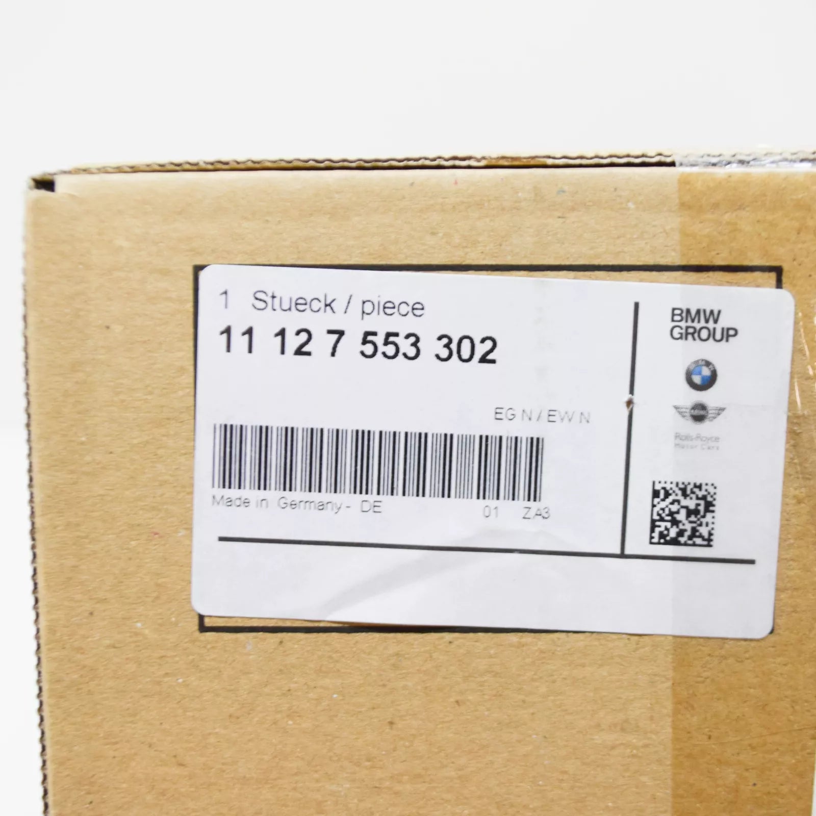 NEW BMW 1 E81 IGNITION COIL COVERING 11127553302 7553302 ORIGINAL