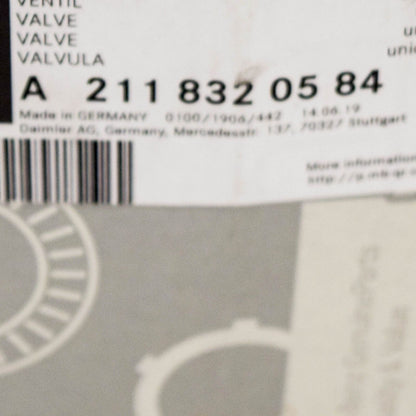 NEW MERCEDES BENZ E W211 HEATER DUO VALVE A2118320584 ORIGINAL