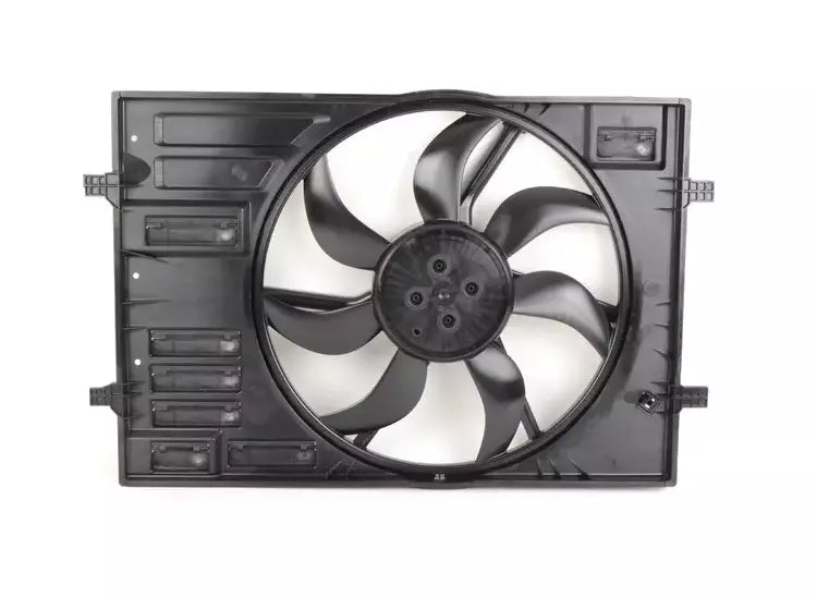 NEW AUDI Q2 ENGINE RADIATOR COOLING FAN WITH FAN RING 5Q0121203DE ORIGINAL