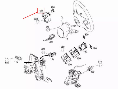 NEW MERCEDES-BENZ E CABRIO A207 IGNITION LOCK A2079057401 ORIGINAL