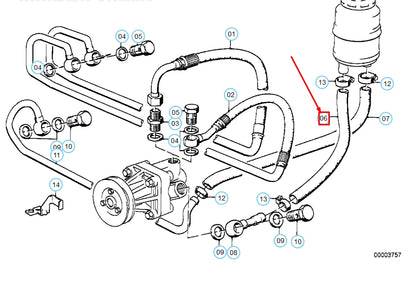 NEW BMW 3 E30 INTAKE MANIFOLD HOSE 32411133400 1133400 ORIGINAL