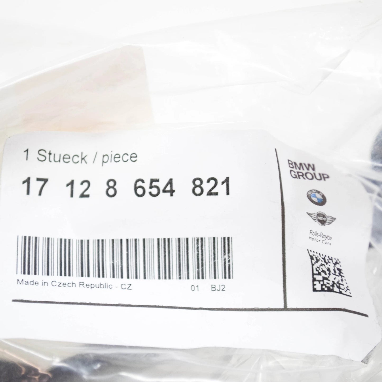 NEW BMW 3 G20, G28 LEFT SIDE WATER AUXILIARY RADIATOR HOSE 17128654821 OEM