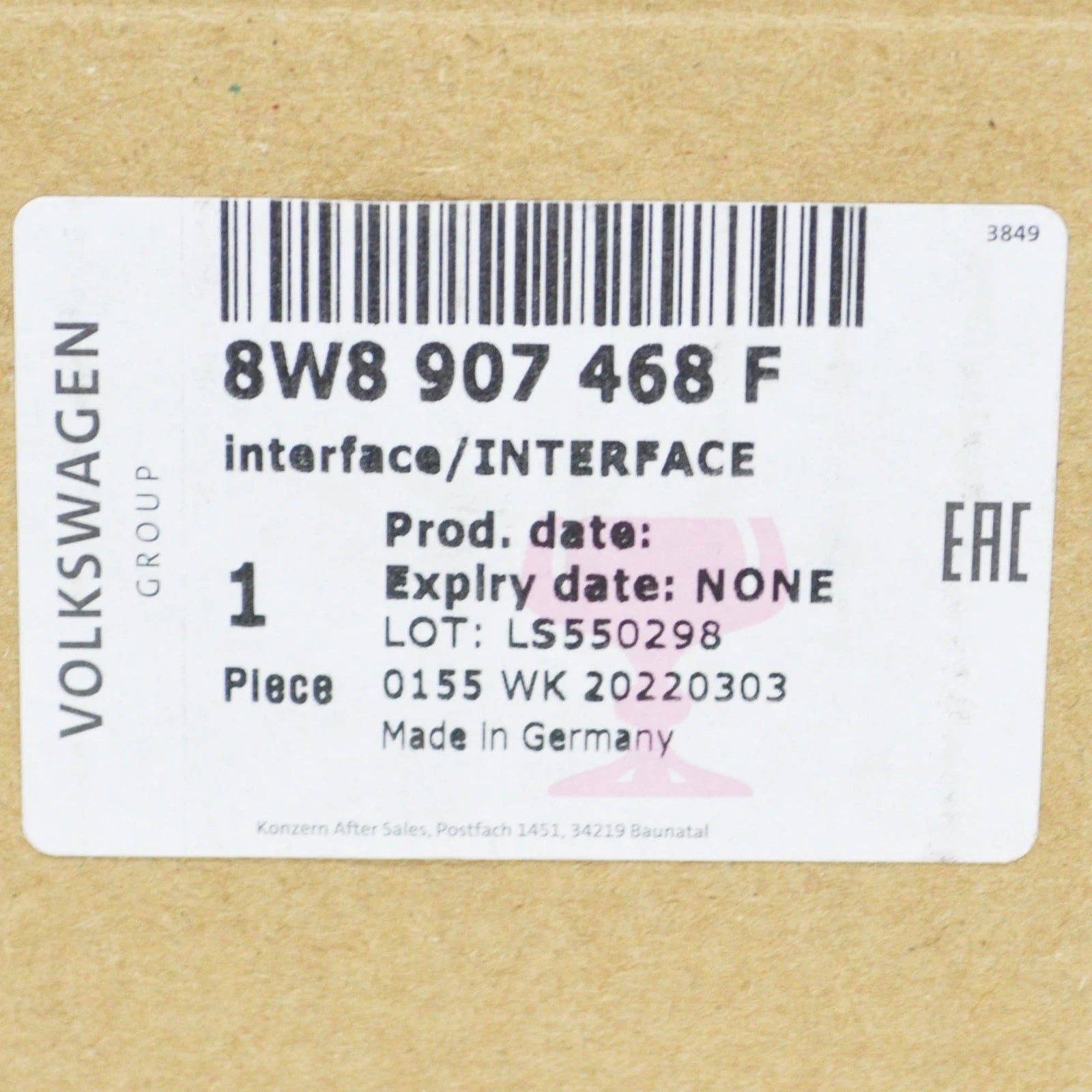 NEW AUDI A4 AVANT B9 GATEWAY CONTROL UNIT 8W8907468F ORIGINAL