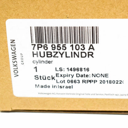 NEW VW TOUAREG 7P FRONT LEFT HEADLIGHT WASHER CYLINDER 7P6955103A ORIGINAL