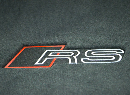 NEW AUDI A4 RS4 B9 FRONT VELOUR FLOOR MATS LHD 8W1863691C MUK