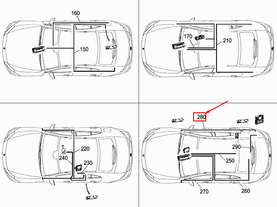 new mercedes-benz cls c257 tv antenna wiring harness a2575401203 original