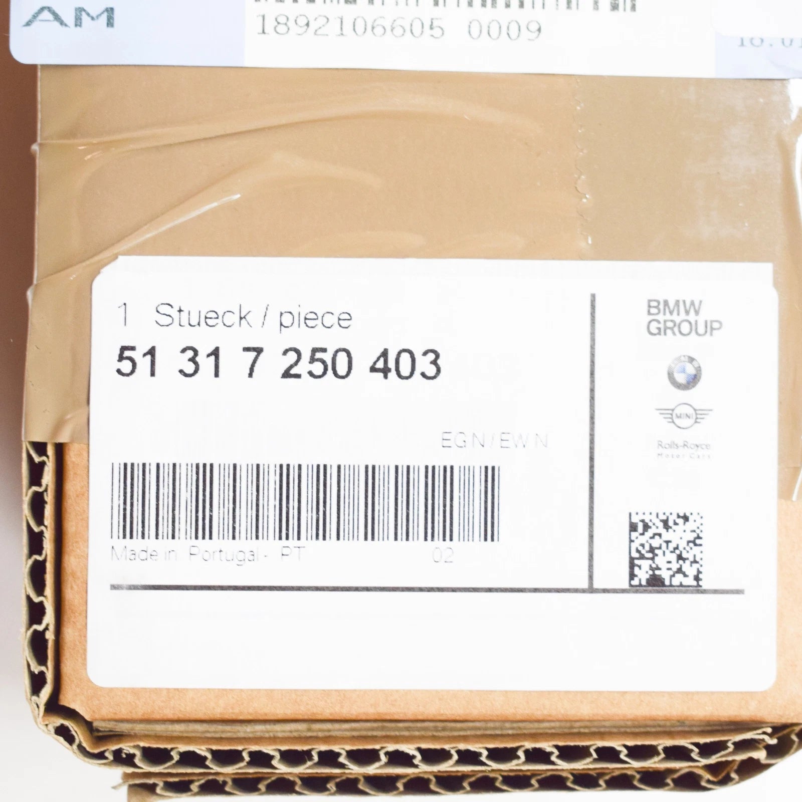 NEW BMW X6 E71 FRONT WINDSHIELD LEFT DRIP MOULDING TRIM 51317250403 ORIGINAL