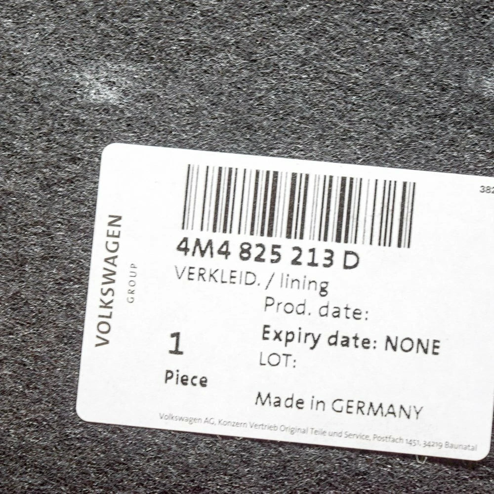 NEW VOLKSWAGEN TOUAREG CR REAR LEFT UNDERBODY COVER 4M4825213D 2020