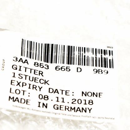 NEW VW PASSAT B7 FRONT BUMPER LEFT AIR VENT GRILLE R-LINE 3AA853665D9B9