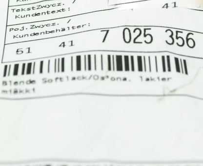 NEW BMW 3 E46 FRONT SOFT PAINT COVER 7025356 51417025356 ORIGINAL