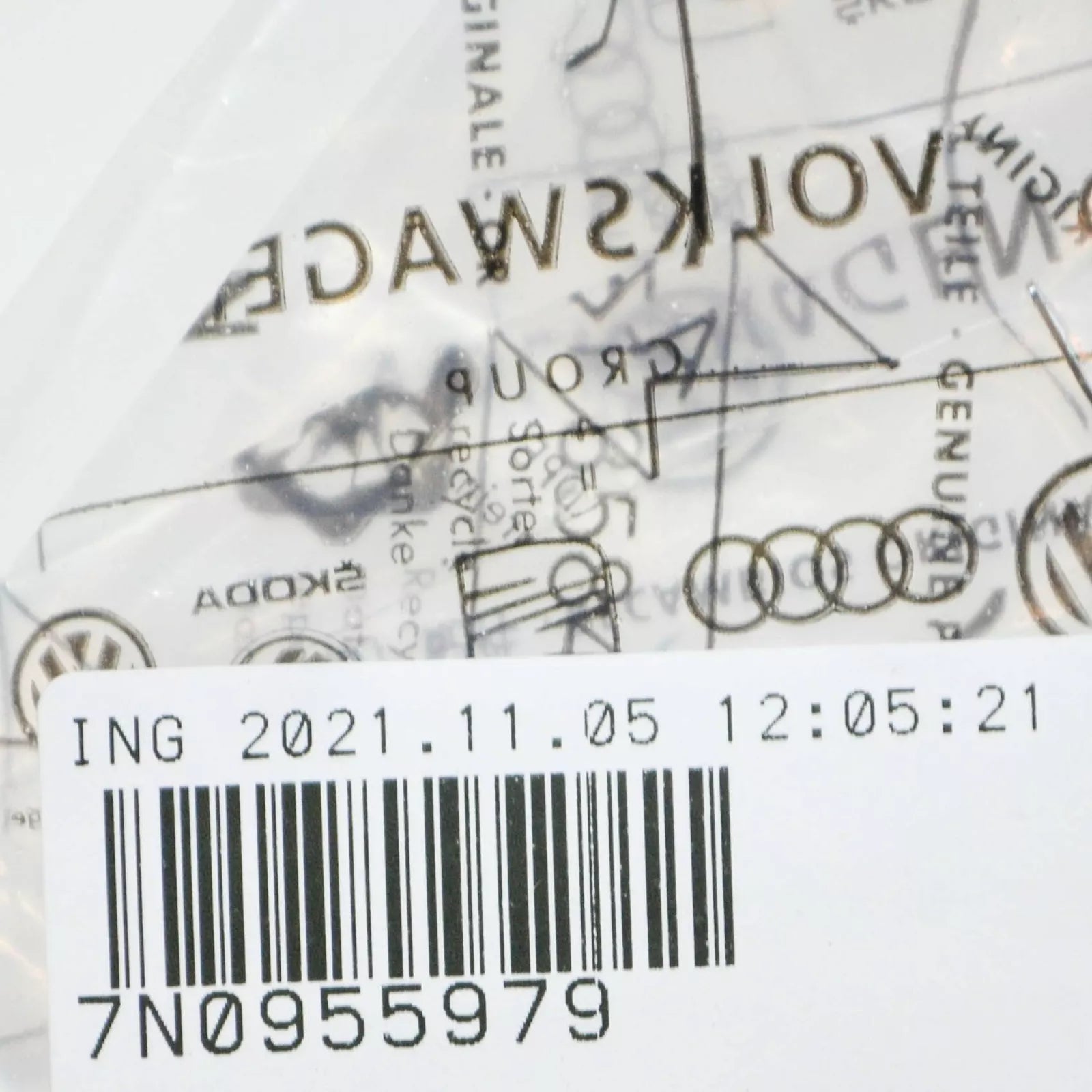 NEW VOLKSWAGEN SHARAN 7N FRONT HEADLIGHT WASHER CYLINDER 7N0955979 ORIGINAL