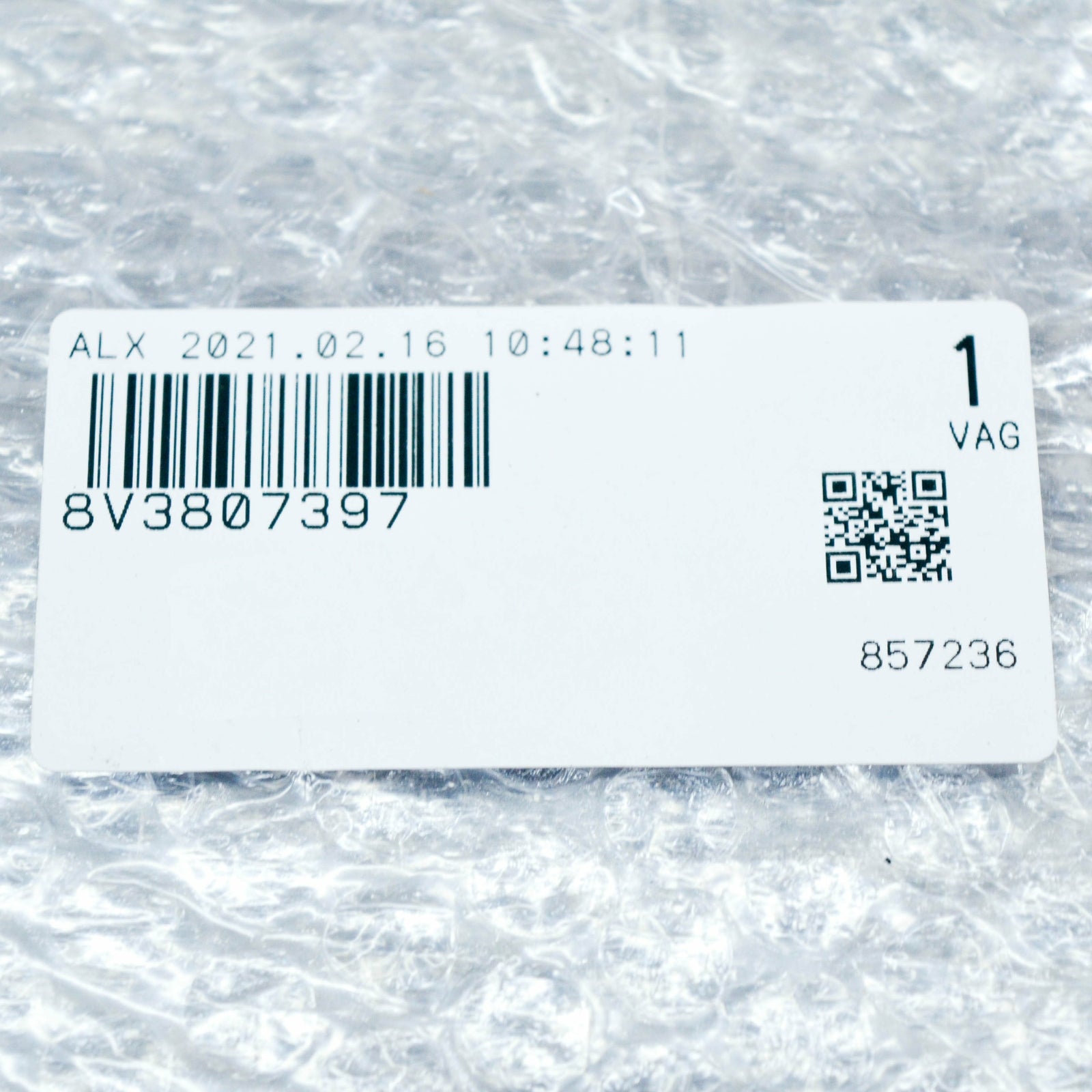 NEW AUDI A3 8V REAR BUMPER REMOVABLE TOW BAR COVER 8V3807397 ORIGINAL