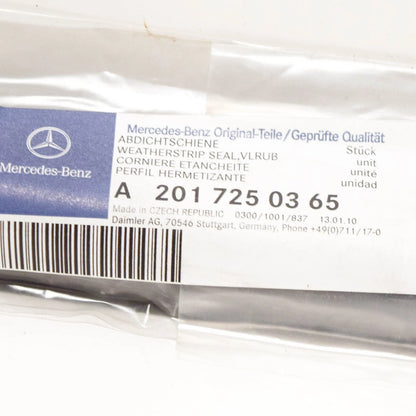 NEW MERCEDES-BENZ 190 W201 FRONT DOOR INSIDE SEALING RAIL A2017250365 ORIGINAL