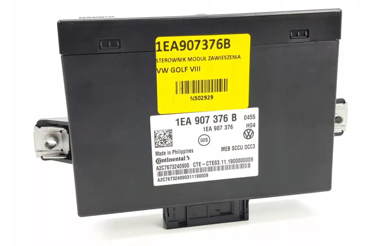 NEW VW GOLF MK8 ELECTRONIC REGULATED DAMPING CONTROL UNIT 1EA907376B ORIGINAL