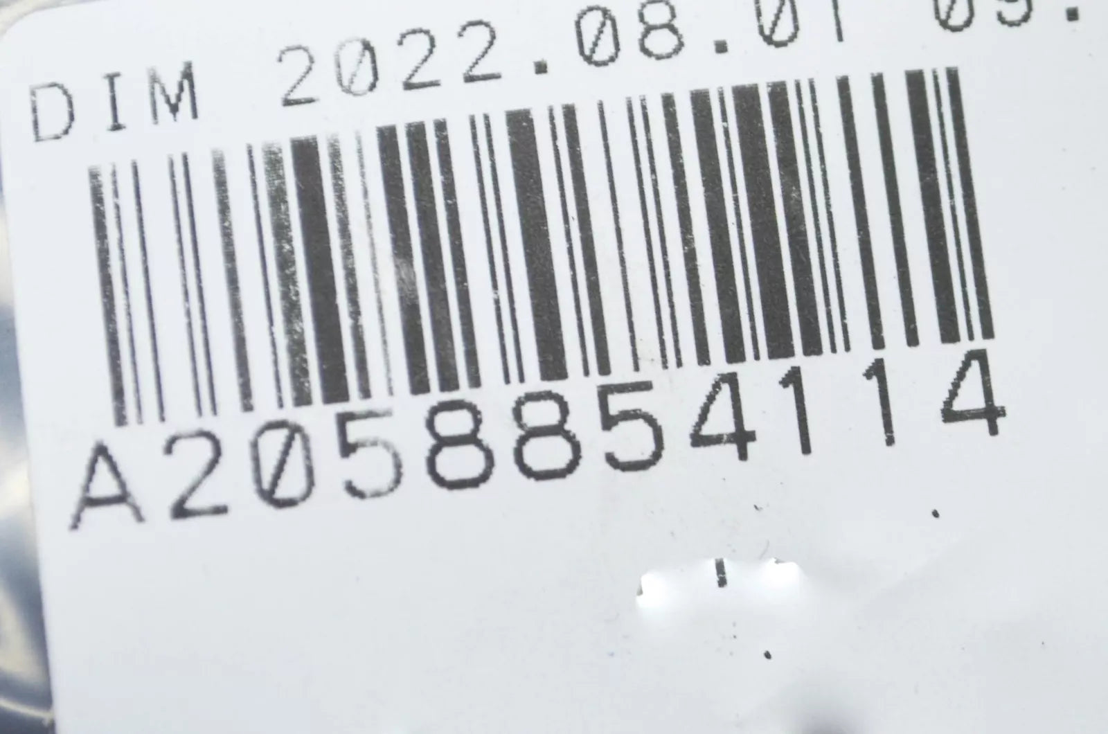 NEW MERCEDES-BENZ C W205 REAR LEFT BUMPER LOWER BRACKET A2058854114 ORIGINAL