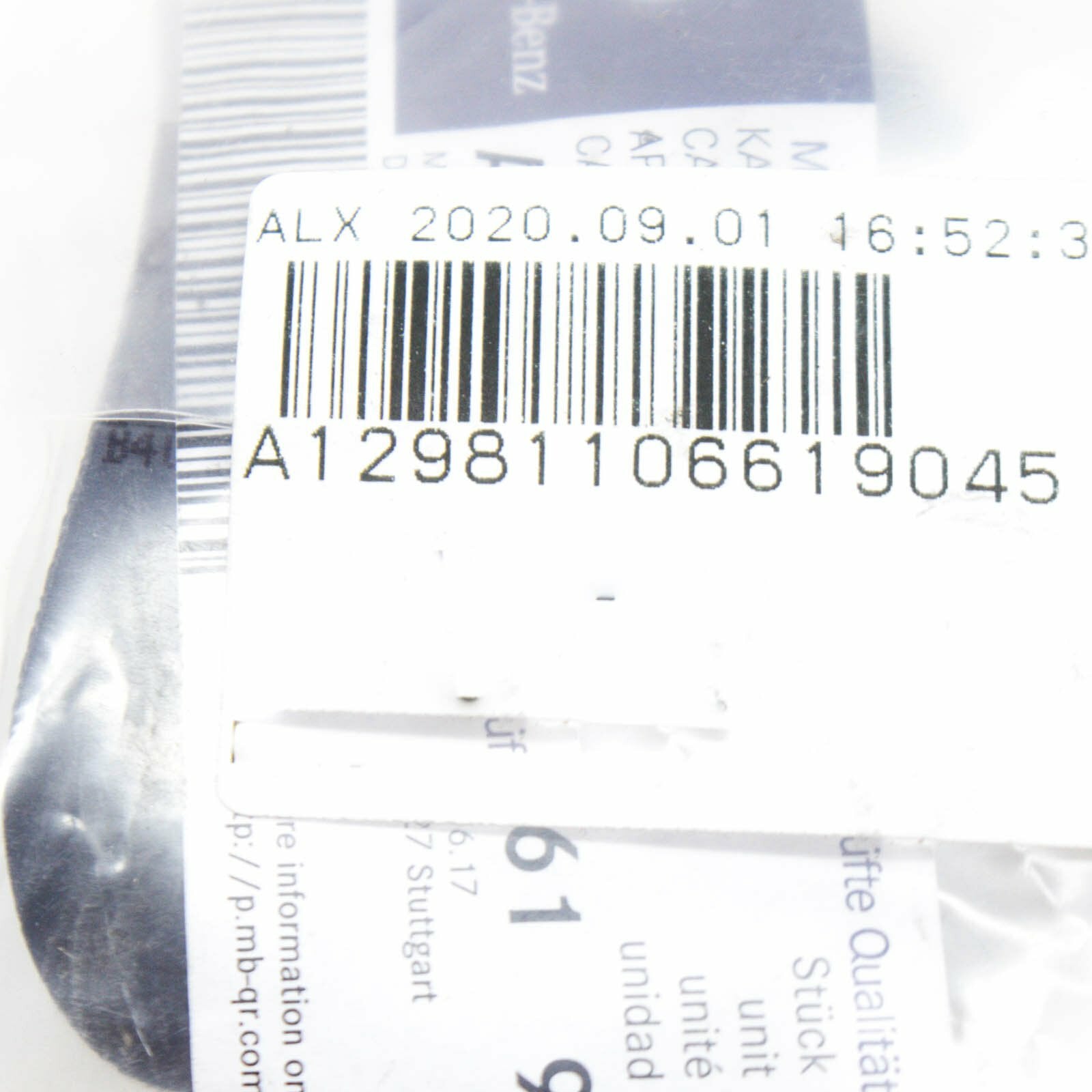 NEW MERCEDES-BENZ SL R129 SUN VISOR RIGHT MOUNT CAP A12981106619045 ORIGINAL