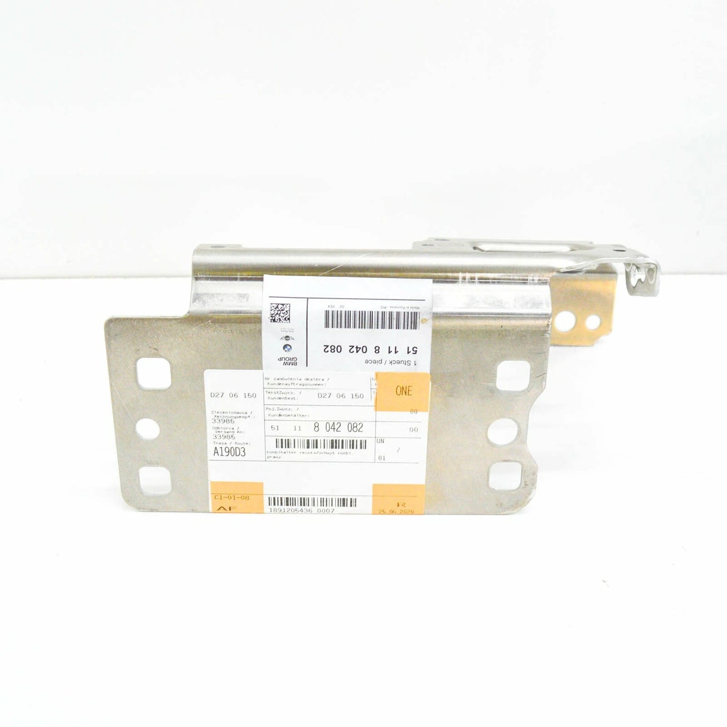 NEW BMW M3 CONVERTIBLE E93 FRONT RIGHT M BUMPER BRACKET 51118042082 ORIGINAL