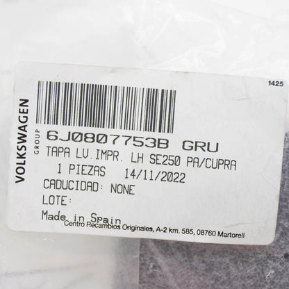NEW SEAT IBIZA IV ST 6J FRONT LEFT SIDE HEADLAMP WASHER COVER CAP ORIGINAL