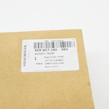 NEW AUDI E-TRON GE FRONT RIGHT EXTERIOR MIRROR FRAME RHD 4KR8572409B9 ORIGINAL