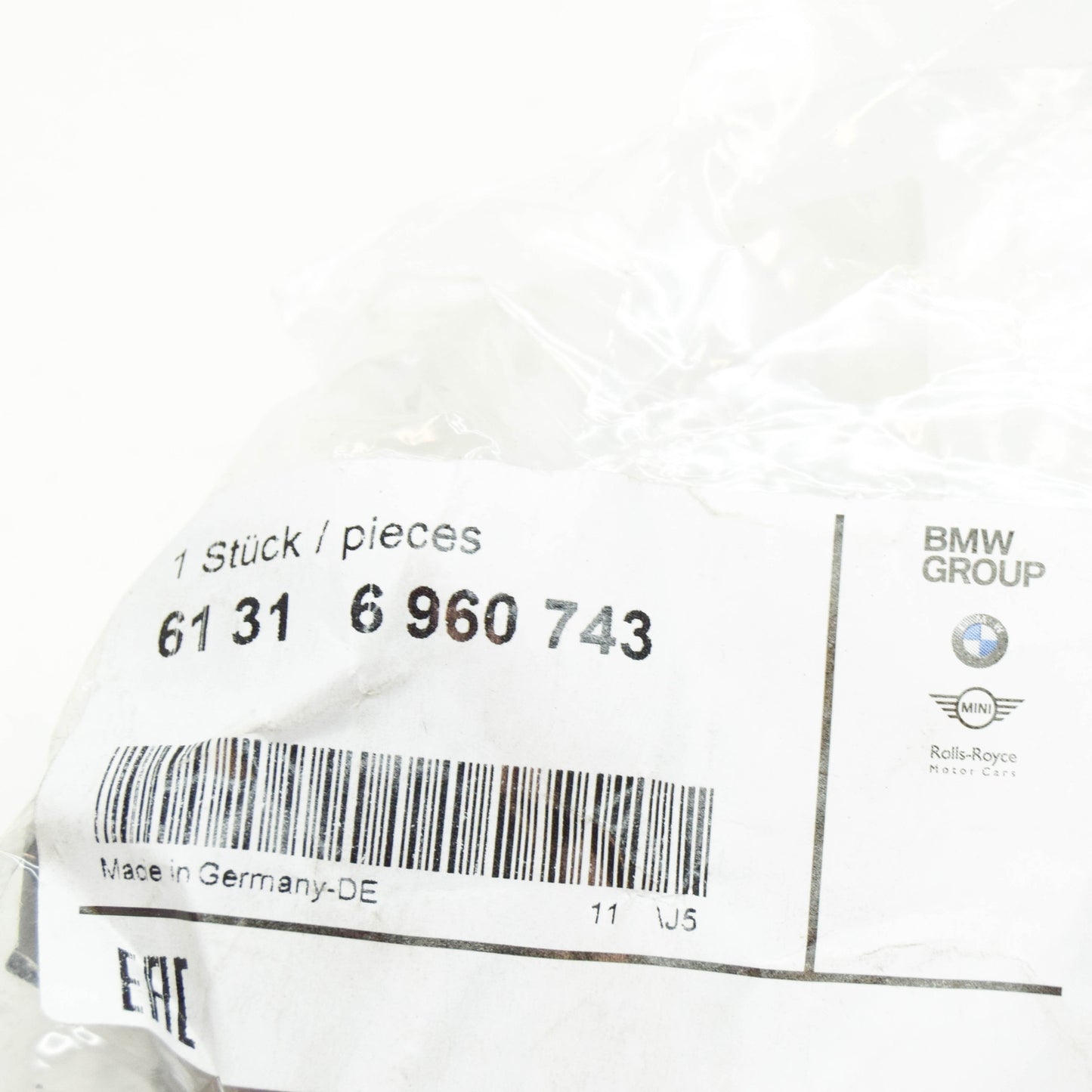 new bmw 5 e60 ignition start/stop button 61316960743 6960743 original